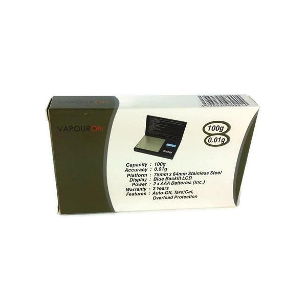 Vapouron Digital 0.01g - 100g Flip Top Scale (P-258 VP) - Image 2