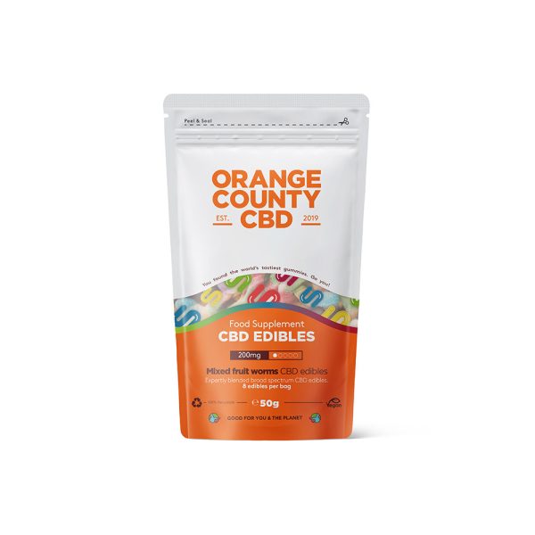 Orange County CBD 200mg Gummy Worms - Grab Bag - Image 2