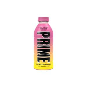 PRIME Hydration USA Strawberry Banana Sports Drink 500ml - Past Best Before date