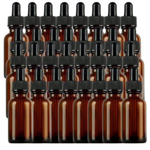 Bulk Empty Amber Glass Tincture Bottles 30ml - Image 2