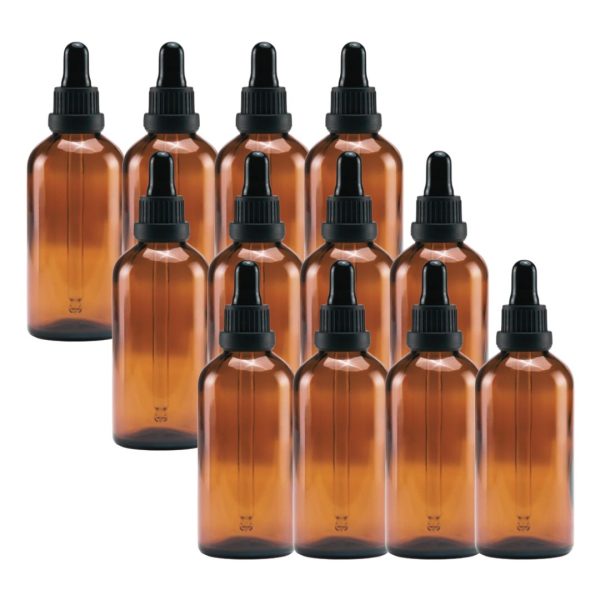 Bulk Empty Amber Glass Tincture Bottles 100ml - Image 5