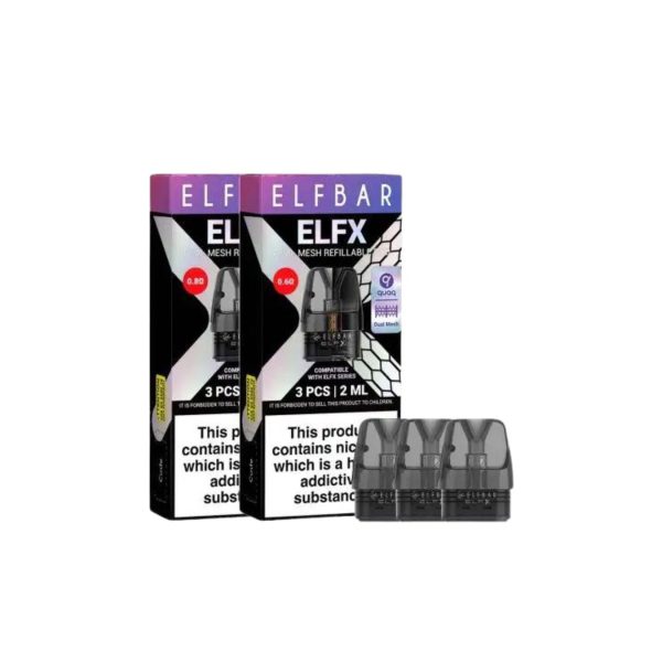 Elf Bar ELFX Empty Refillable Pods 2ml - 3 pcs - Image 3