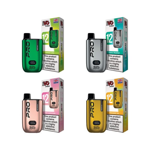20mg I VG Pro 12 Prefilled Pod Vape Kit 10000 Puffs - Image 13