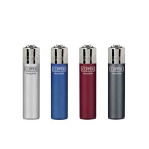 40 Clipper D48 Classic Flint Painted Metallic 3 Lighters - CL2A2268UKH
