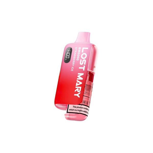 20mg LOST MARY BM6000 Refillable Pod Kit - 6000 Puffs - Image 3
