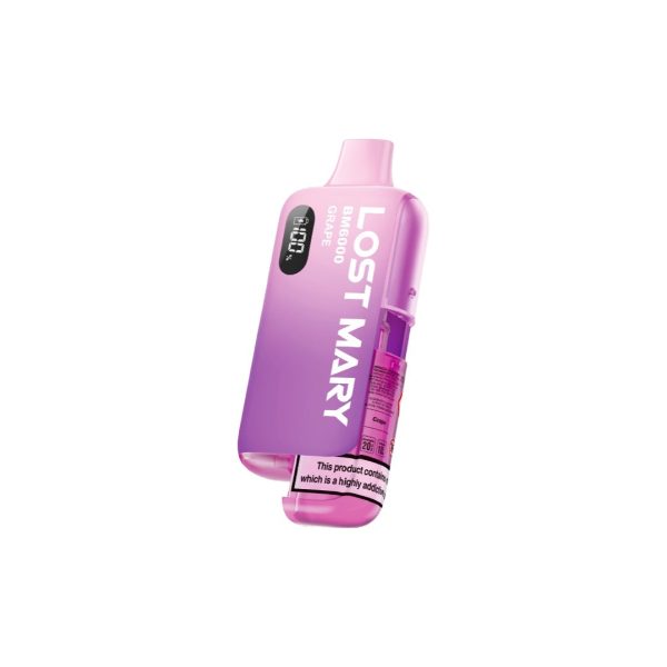 20mg LOST MARY BM6000 Refillable Pod Kit - 6000 Puffs - Image 8