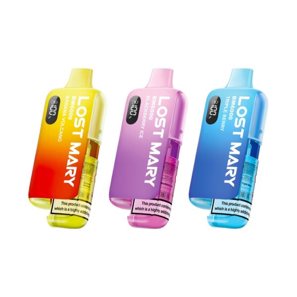 20mg LOST MARY BM6000 Refillable Pod Kit - 6000 Puffs - Image 15