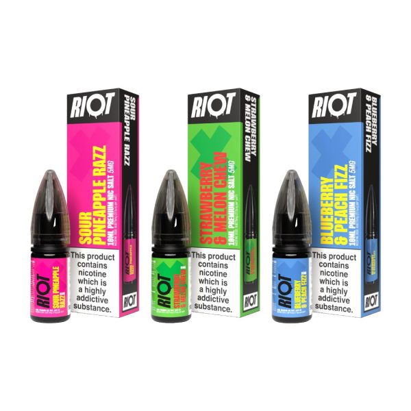 5mg RIOT X 10ml Nic Salts by Riot Squad (50VG/50PG) - Image 10