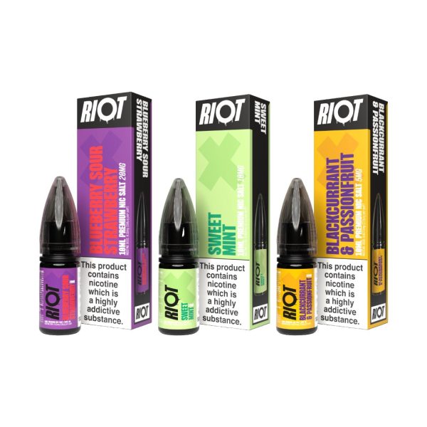 20mg RIOT X 10ml Nic Salts by Riot Squad (50VG/50PG) - Image 13