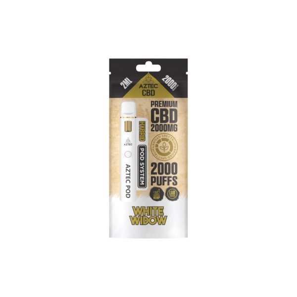 Aztec CBD 2000mg Broad Spectrum Starter Pro Pod Vape Kit 2000 Puffs - Image 11