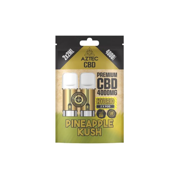 Aztec CBD 4000mg Broad Spectrum CBD Pods 2ml 4000 Puffs - 2 Pcs - Image 4