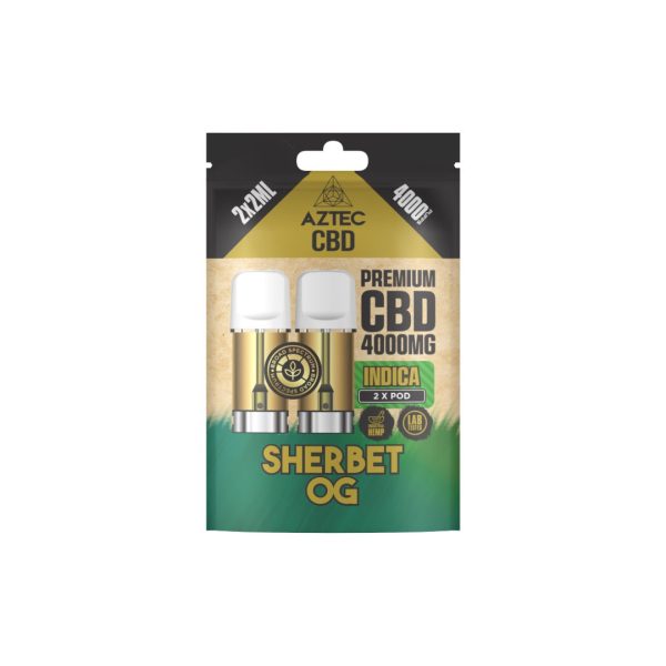 Aztec CBD 4000mg Broad Spectrum CBD Pods 2ml 4000 Puffs - 2 Pcs - Image 7