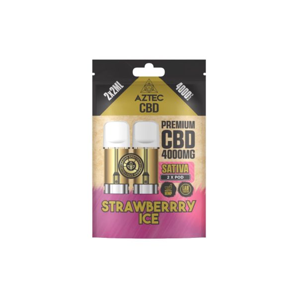 Aztec CBD 4000mg Broad Spectrum CBD Pods 2ml 4000 Puffs - 2 Pcs - Image 8
