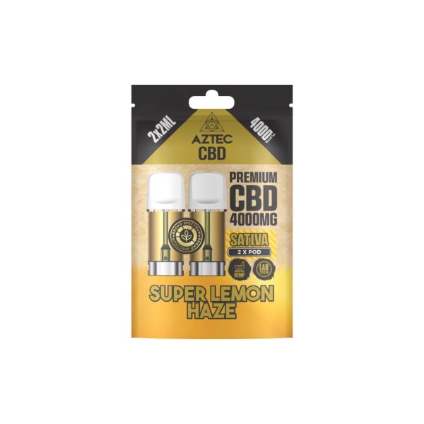 Aztec CBD 4000mg Broad Spectrum CBD Pods 2ml 4000 Puffs - 2 Pcs - Image 9