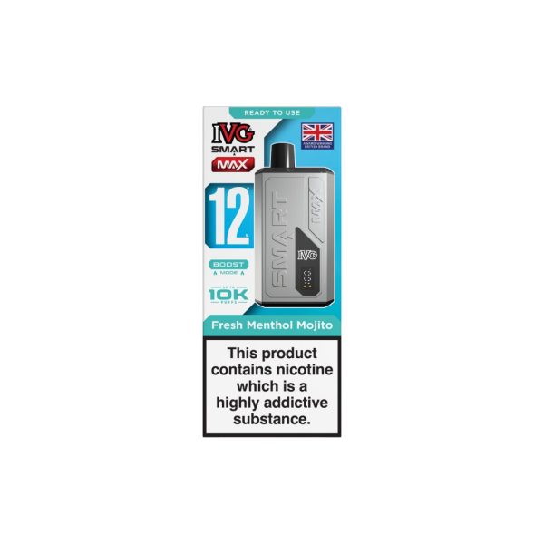 20mg IVG Smart Max Pod Vape Kit 10000 Puffs - Image 8