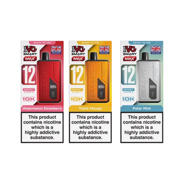 20mg IVG Smart Max Pod Vape Kit 10000 Puffs - Image 24