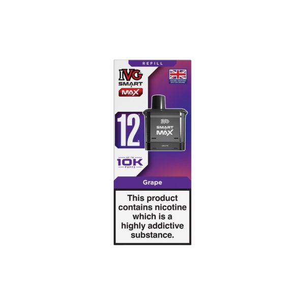 20mg IVG Smart Max Prefilled Pod 10000 Puffs - Image 12