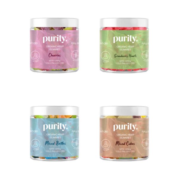 Purity 120mg Full-Spectrum CBD Vegan Gummies 150g - Image 2