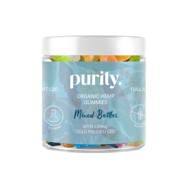 Purity 120mg Full-Spectrum CBD Vegan Gummies 150g - Image 3