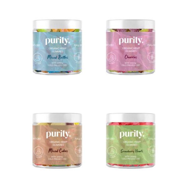 Purity 300mg Full-Spectrum CBD Vegan Gummies 150g - Image 5