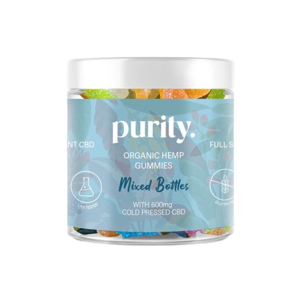 Purity 600mg Full-Spectrum CBD Vegan Gummies 150g - Image 2